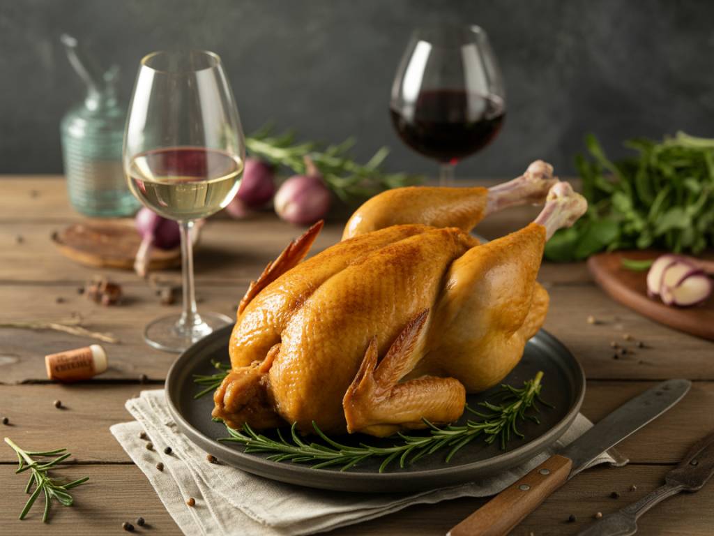 Quel vin avec la poularde : suggestions pour révéler les saveurs de la volaille