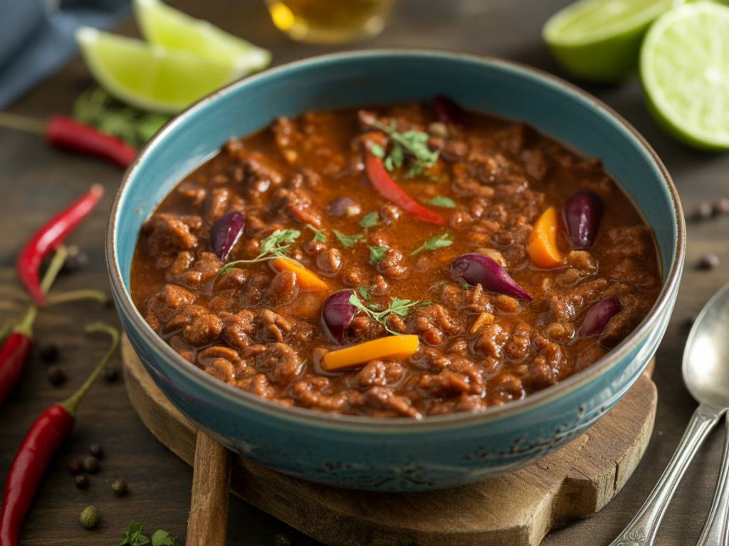 Quel vin avec chili con carne : rouges fruités et chaleur épicée