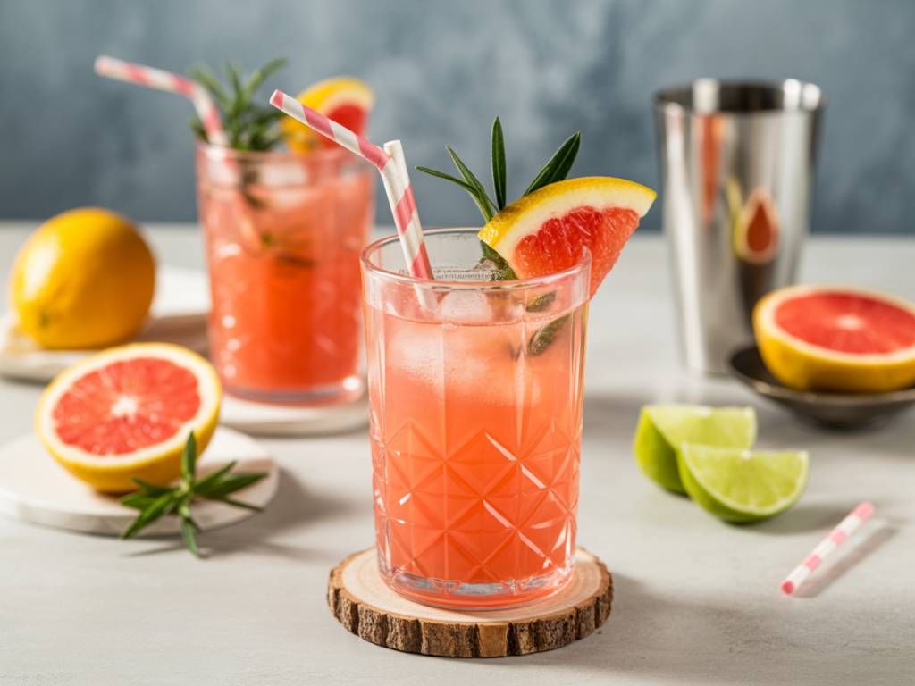 Cocktail au pamplemousse : des créations acidulées à siroter l’été