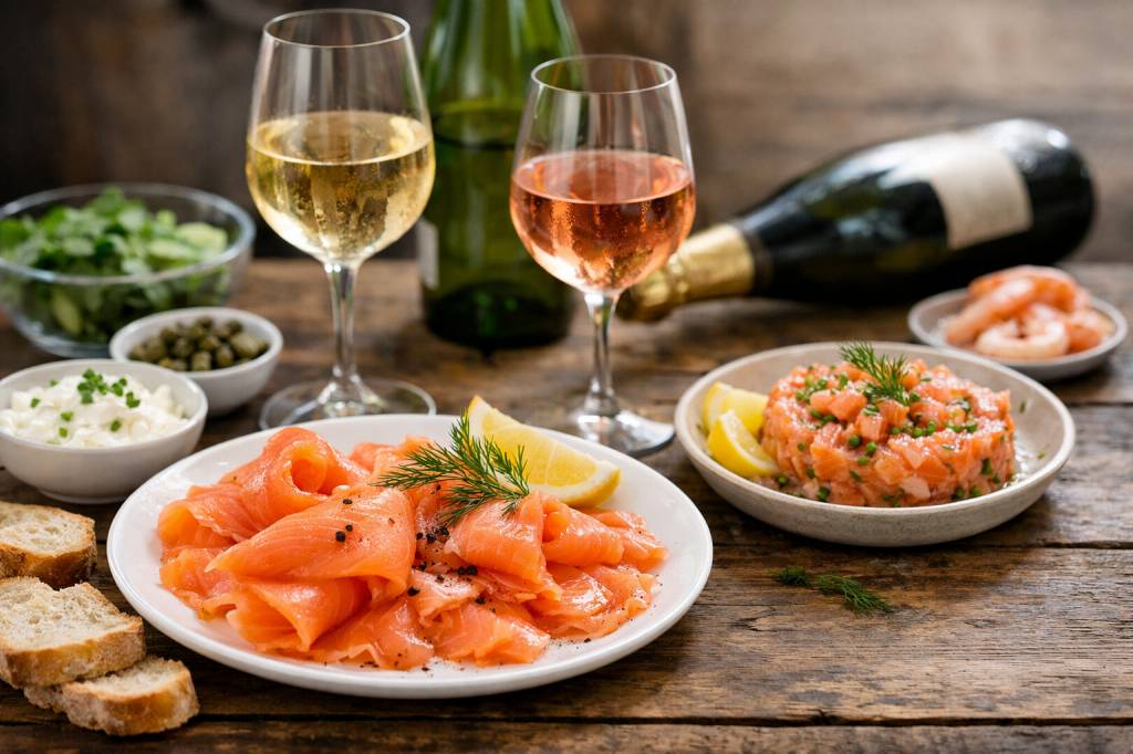 Accord mets vin : le saumon fumé, quels vins choisir selon les textures et les arômes