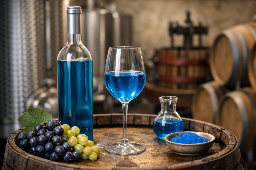 Quels sont les secrets du vin bleu ?, fabrication, goût et usages autour de cette curiosité