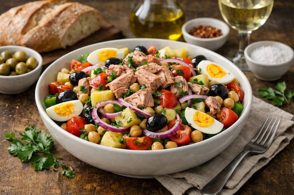 Recette : salade de thon portugaise, accords et conseils de préparation